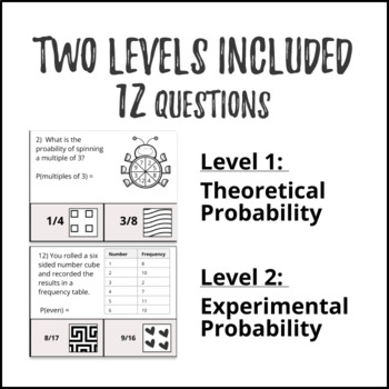 Theoretical and Experimental Probability — preview page 3 of 4