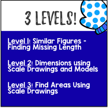 Scale Drawings | Doodle Math: Twist on Color by Number | Similar Figures — preview page 3 of 4