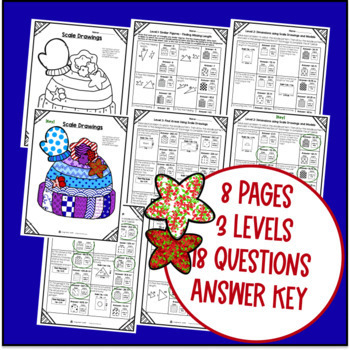 Scale Drawings | Doodle Math: Twist on Color by Number | Similar Figures — preview page 4 of 4
