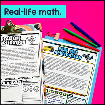 Rigid Transformations Rotations Guided Notes & Doodles — preview page 4 of 4