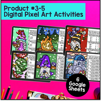 Factors and Multiples Prime Composite Numbers Guided Notes & Pixel Art 4th Grade — preview page 4 of 4
