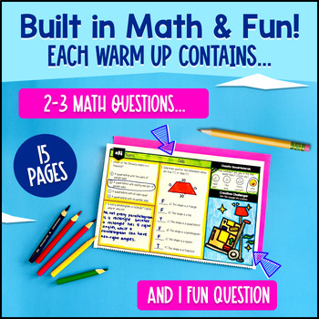 Classify Triangles Quadrilaterals Coordinate Plane 5th Grade Math Warm Ups CCSS — preview page 2 of 4