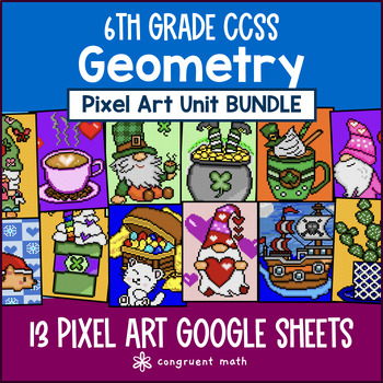 Geometry Pixel Art Unit BUNDLE