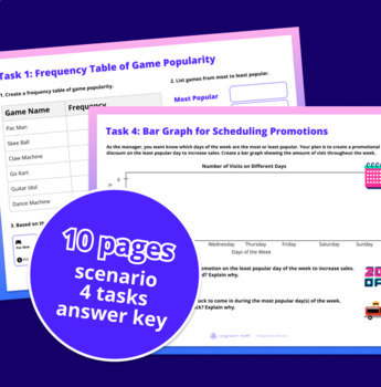 Plotting & Reading Graphs Real-Life Math Project — preview page 4 of 4