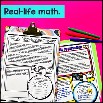 Solving Proportions & Proportional Relationships Guided Notes w/ Doodles Sketch — preview page 4 of 4