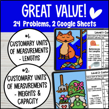 Measurement Conversions Digital Pixel Art — preview page 2 of 4