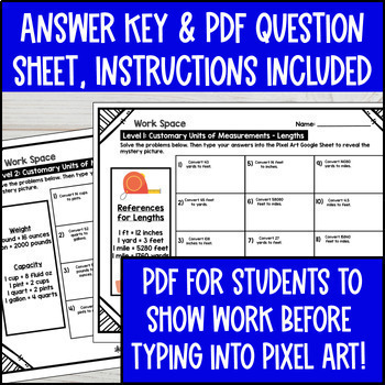 Measurement Conversions Digital Pixel Art — preview page 4 of 4