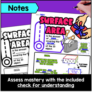 Surface Area of Rectangular Prisms Guided Notes — preview page 2 of 4