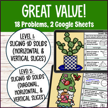 Cross Sections of 3D Figures Pixel Art — preview page 2 of 4