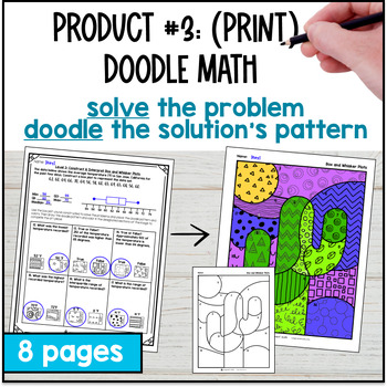 Box & Whisker Plots Guided Notes & Activity BUNDLE — preview page 4 of 4