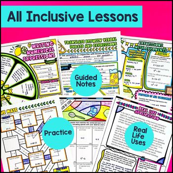 5th Grade Math Full-Year Guided Notes Back to School CCSS Lesson with Doodles — preview page 4 of 4