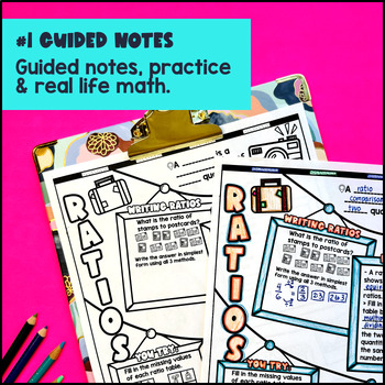 Ratios, Rates & Unit Rates Digital & Print Bundle — preview page 2 of 4
