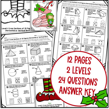 Winter Cross Sections of 3D Figures — preview page 4 of 4