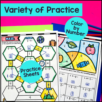 Fractions Operations GCF LCM Guided Notes BUNDLE — preview page 3 of 4