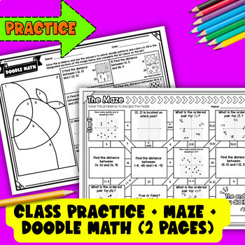 Coordinate Graphing Guided Notes — preview page 3 of 4