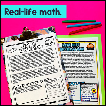 Represent Proportional Relationships Graphs & Equations Guided Notes w/ Doodles — preview page 4 of 4