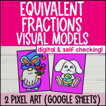 [Spring] Equivalent Fractions Digital Pixel Art
