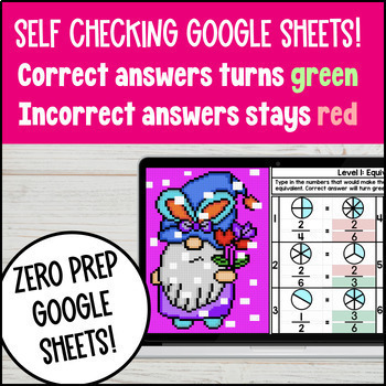 [Spring] Equivalent Fractions Digital Pixel Art — preview page 3 of 4