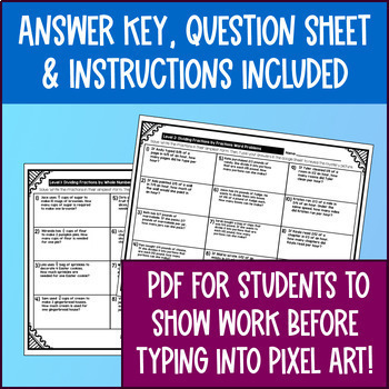 Fractions Pixel Art Unit BUNDLE — preview page 4 of 4
