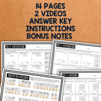 Solving Systems of Equations Video Activity — preview page 4 of 4