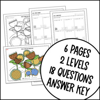 Perfect Squares and Square Roots — preview page 4 of 4