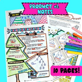 Prime Factorization Topic BUNDLE — preview page 2 of 4