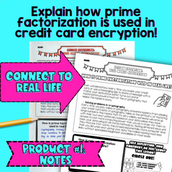 Prime Factorization Topic BUNDLE — preview page 3 of 4