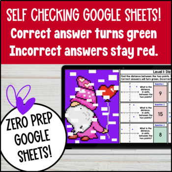 Distance on Coordinate Plane Digital Pixel Art Absolute Value Ordered Pairs CCSS — preview page 3 of 4