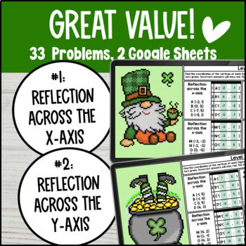 Reflection X-Axis & Y-Axis Digital Pixel Art — preview page 2 of 4