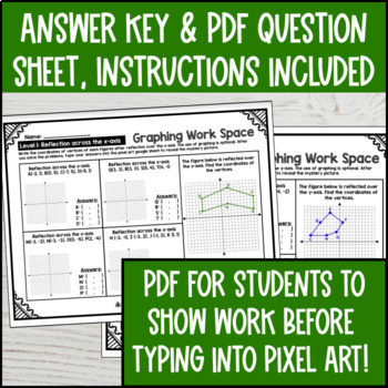 Reflection X-Axis & Y-Axis Digital Pixel Art — preview page 4 of 4