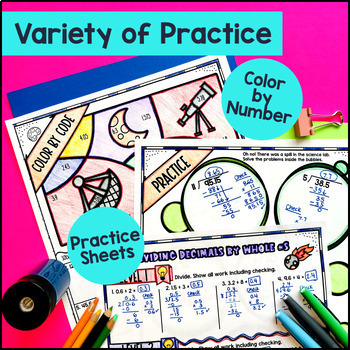 Decimal Place Value & Decimal Operations Guided Notes BUNDLE — preview page 3 of 4