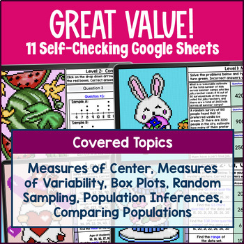 Statistics Pixel Art Unit BUNDLE — preview page 2 of 4
