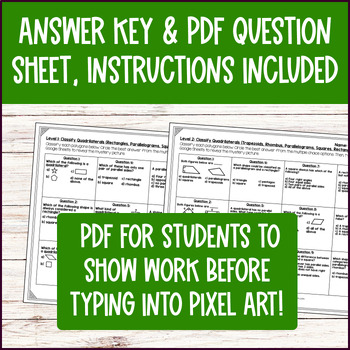 Measuring Angles with Protractor 4th Grade Digital Pixel Art Acute Obtuse Right — preview page 4 of 4