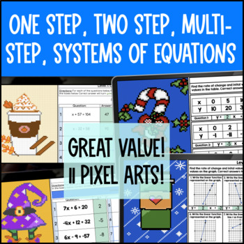 Equations Digital Pixel Art BUNDLE — preview page 2 of 4