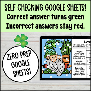 Converting Units of Measurements Digital Pixel Art Customary & Metric Units — preview page 3 of 4
