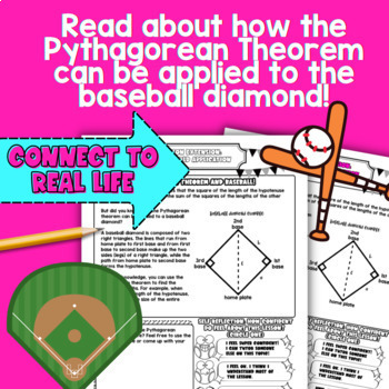 The Pythagorean Theorem Guided Notes with Doodles Legs Hypotenuse Right Triangle — preview page 4 of 4