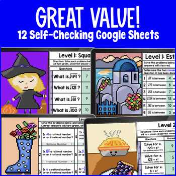 Real Numbers Pixel Art Unit BUNDLE — preview page 2 of 4