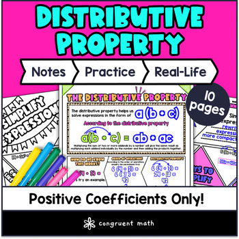 Distributive Property of Multiplication Guided Notes & Doodles