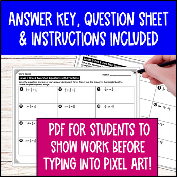 Linear Equations & Systems of Equations Pixel Art Unit BUNDLE — preview page 4 of 4