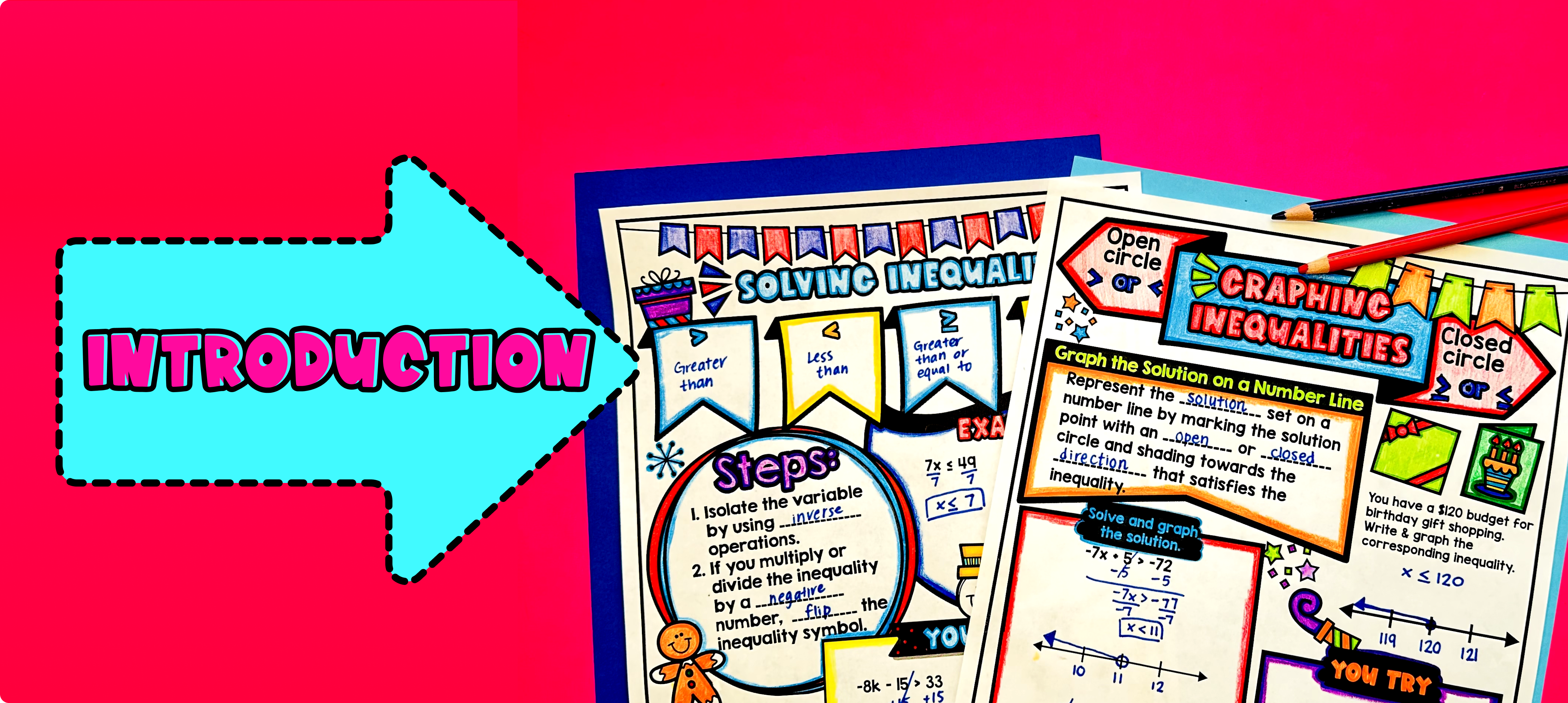 Guided Notes Introduction Inequalities Symbols