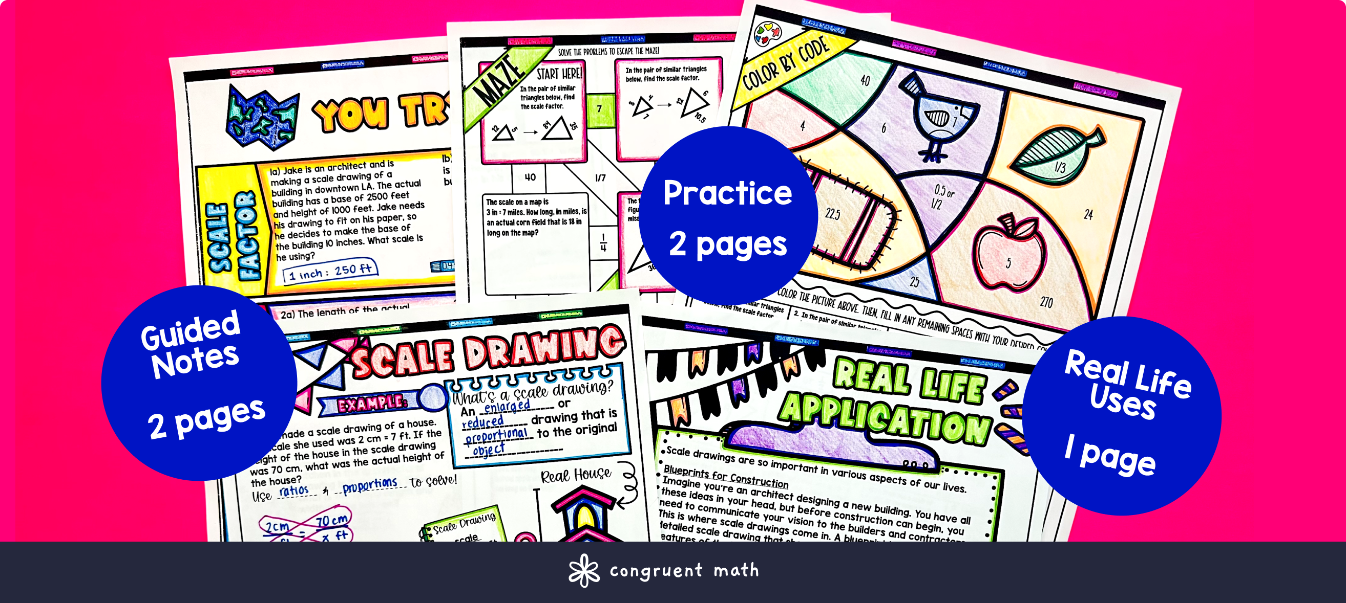 Guided Notes: Every lesson contains introduction, practice, and real-life applications.